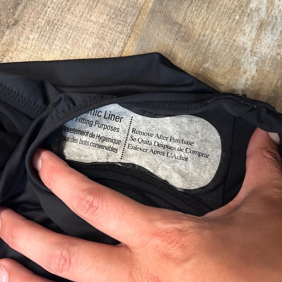 $130 NWT RALPH LAUREN 14 BLACK TIE ONE PIECE SLIMMING BEL AIR SWIMSUIT - Picture 7 of 11